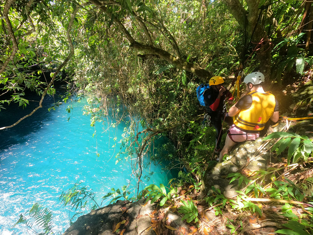 Canyoning Eau Bleue <small>A stunning blue river!</small>